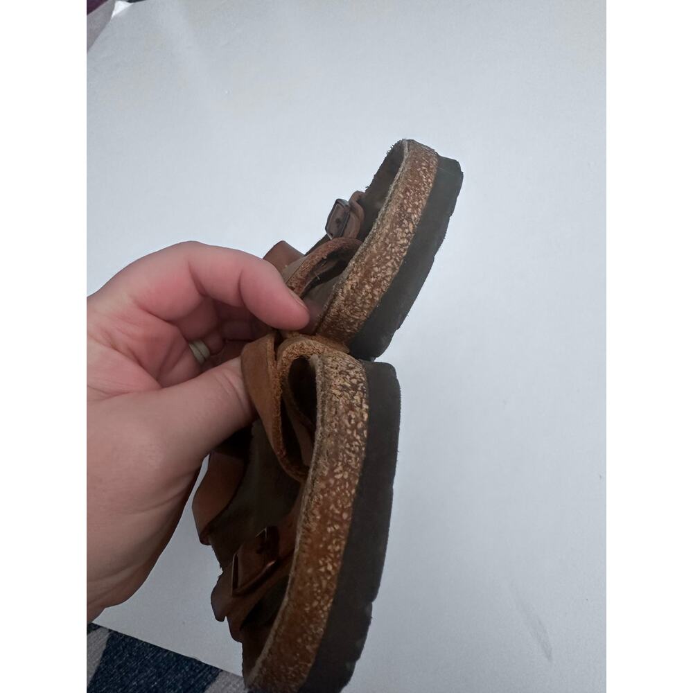 Birkenstock Yara Distressed Leather Sandal - Size 38 - Picture 7 of 8